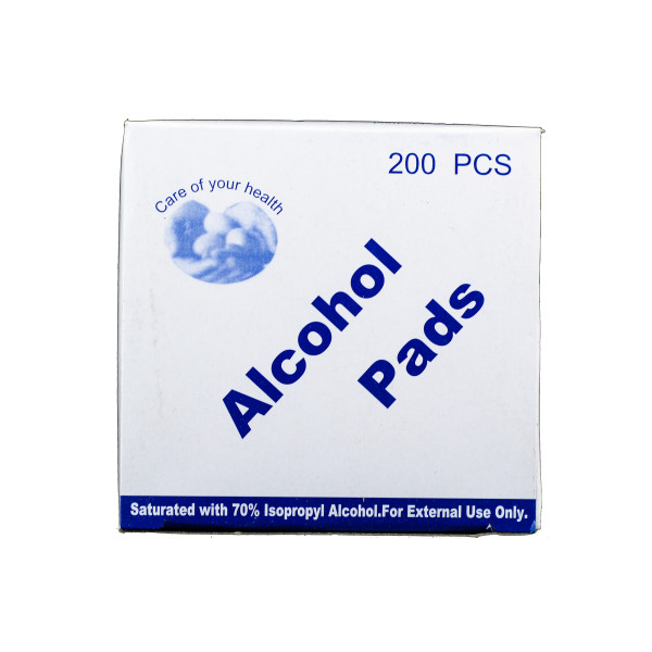 Sterile Alcohol Prep Pads Antiseptic Wipes Latex Free Non Woven 2-Ply Saturated in 70% Isopropyl Alcohol Medium Size Case of 10 000