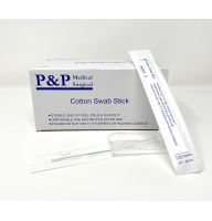 Sterile Cotton Tipped Applicator Swabstick 6" Box of 200
