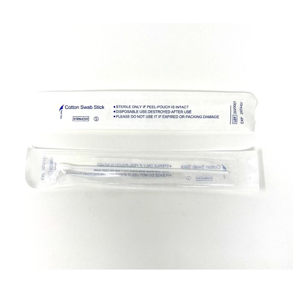 Sterile Cotton Tipped Applicator Swabstick 6" Box of 200
