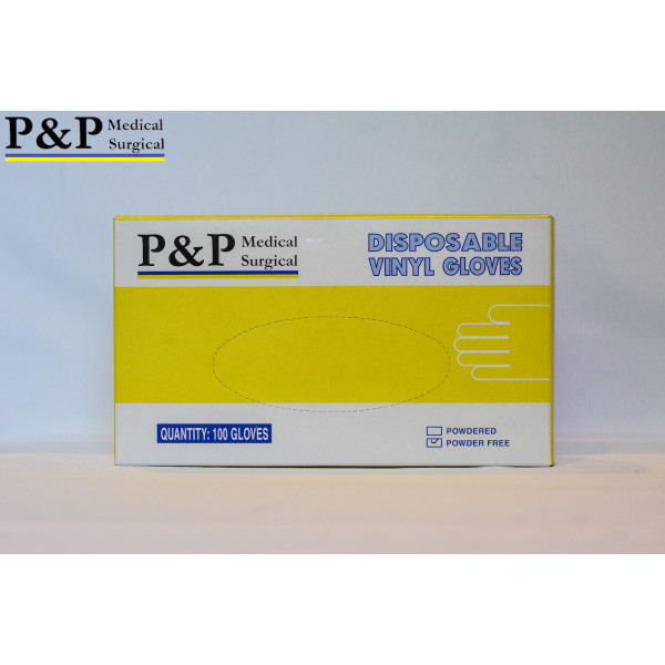 Disposable Vinyl Gloves Powder & Latex Free Medical Exam Grade Hypoallergenic Highest Quality Medium Size M Case of 1000