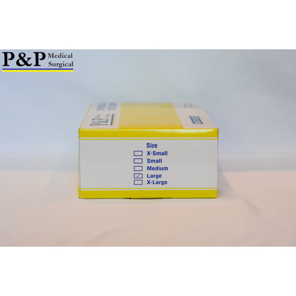 Disposable Vinyl Gloves Powder & Latex Free Medical Exam Grade Hypoallergenic Highest Quality Medium Size M Case of 1000