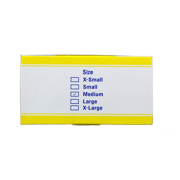 Disposable Vinyl Gloves Powder & Latex Free Medical Exam Grade Hypoallergenic Highest Quality Large Size L Box of 100