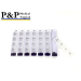 Weekly AM/PM Pill Box Portable Travel Prescription & Medication Pill Case Organizer (7-Day / 4-Times-A-Day) with Large Removable Compartments and Moisture-Proof Design Box of 1