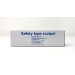 Disposable Safety Scalpels Sterile Surgical Blade Size 10 Stainless Steel with Plastic Handle & Metric Line Individually Foil Wrapped Box of 10