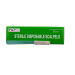 Disposable Scalpels Sterile Surgical Blade Size 10 Stainless Steel with Plastic Handle & Metric Line Individually Foil Wrapped Box of 50