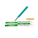 Disposable Scalpels Sterile Surgical Blade Size 10 Stainless Steel with Plastic Handle & Metric Line Individually Foil Wrapped Box of 100