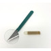 Disposable Scalpels Sterile Surgical Blade Size 10A Stainless Steel with Plastic Handle & Metric Line Individually Foil Wrapped Box of 10