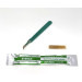 Disposable Scalpels Sterile Surgical Blade Size 12 Stainless Steel with Plastic Handle & Metric Line Individually Foil Wrapped Box of 50
