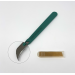Disposable Scalpels Sterile Surgical Blade Size 12 Stainless Steel with Plastic Handle & Metric Line Individually Foil Wrapped Box of 50