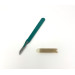 Disposable Scalpels Sterile Surgical Blade Size 14 Stainless Steel with Plastic Handle & Metric Line Individually Foil Wrapped Box of 30