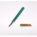 Disposable Scalpels Sterile Surgical Blade Size 15 Stainless Steel with Plastic Handle & Metric Line Individually Foil Wrapped Box of 10