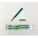 Disposable Scalpels Sterile Surgical Blade Size 16 Stainless Steel with Plastic Handle & Metric Line Individually Foil Wrapped Box of 250