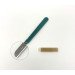 Disposable Scalpels Sterile Surgical Blade Size 16 Stainless Steel with Plastic Handle & Metric Line Individually Foil Wrapped Box of 100