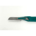 Disposable Scalpels Sterile Surgical Blade Size 16 Stainless Steel with Plastic Handle & Metric Line Individually Foil Wrapped Box of 250