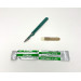 Disposable Scalpels Sterile Surgical Blade Size 18 Stainless Steel with Plastic Handle & Metric Line Individually Foil Wrapped Box of 250