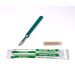 Disposable Scalpels Sterile Surgical Blade Size 21 Stainless Steel with Plastic Handle & Metric Line Individually Foil Wrapped Box of 10