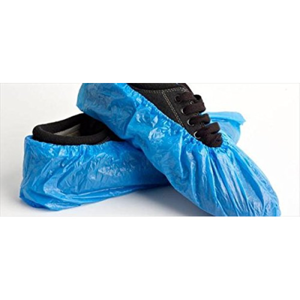 Disposable Shoe & Working Boot Covers Waterproof Durable Non-Slip Resistant Polypropylene for Healthcare & Medical Offices Indoor Carpet Floor Protection Universal Size Case of 5000 (2500 Pairs)