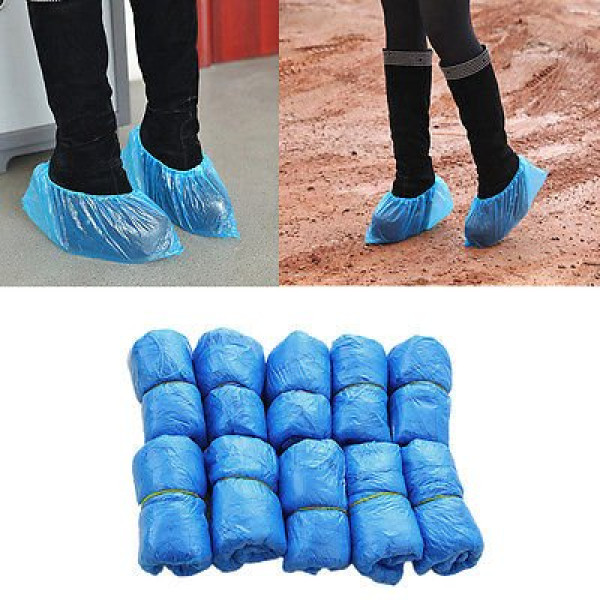 Disposable Shoe & Working Boot Covers Waterproof Durable Non-Slip Resistant Polypropylene for Healthcare & Medical Offices Indoor Carpet Floor Protection Universal Size Case of 5000 (2500 Pairs)