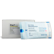 Sterilization Pouches 2.25”x4” Self-Sealing Autoclave Bags with Indicators for Professional Surgical Instrument Cleaning Box of 200
