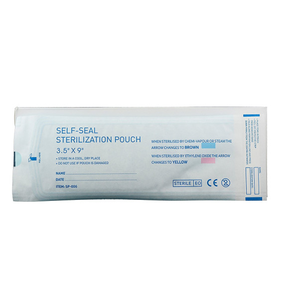 Sterilization Pouches 3.5” x 9” Self-Sealing Autoclave Bags with Indicators for Professional Surgical Instrument Cleaning Case of 4000