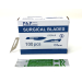Disposable Surgical Scalpel Blades Sterile High Grade Carbon Steel 2.1% 10xx Individually Foil Wrapped Size 10A Box of 100