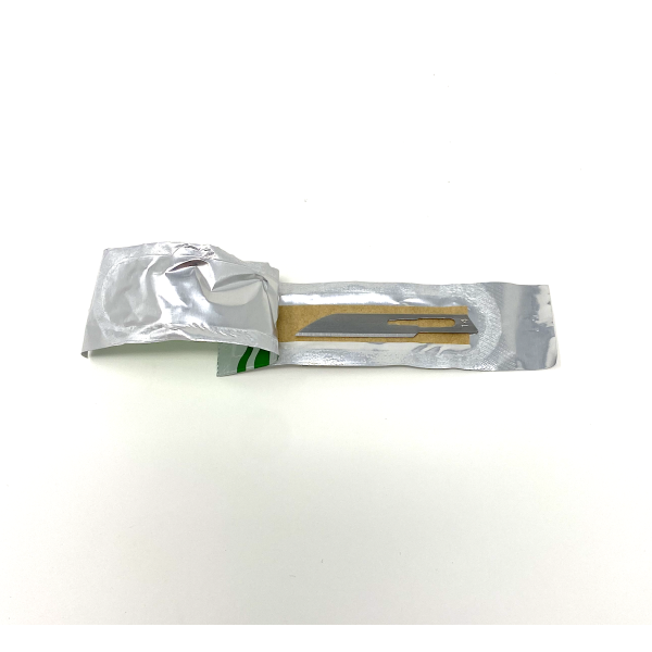 Disposable Surgical Scalpel Blades Sterile High Grade Carbon Steel 2.1% 10xx Individually Foil Wrapped Size 14 Case of 5000