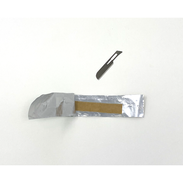 Disposable Surgical Scalpel Blades Sterile High Grade Carbon Steel 2.1% 10xx Individually Foil Wrapped Size 16 Case of 5000