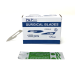 Disposable Surgical Scalpel Blades Sterile High Grade Carbon Steel 2.1% 10xx Individually Foil Wrapped Size 18 Box of 100