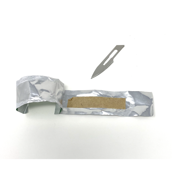 Disposable Surgical Scalpel Blades Sterile High Grade Carbon Steel 2.1% 10xx Individually Foil Wrapped Size 18 Case of 5000