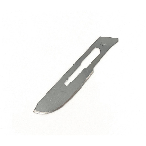 Disposable Surgical Scalpel Blades Sterile High Grade Carbon Steel 2.1% 10xx Individually Foil Wrapped Size 21 Box of 100