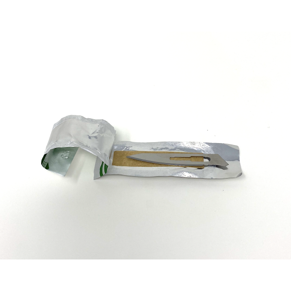 Disposable Surgical Scalpel Blades Sterile High Grade Carbon Steel 2.1% 10xx Individually Foil Wrapped Size 36 Box of 100