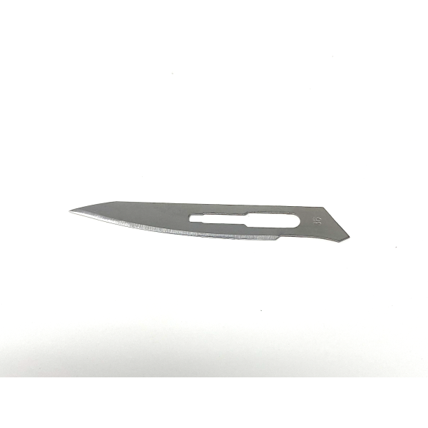 Disposable Surgical Scalpel Blades Sterile High Grade Carbon Steel 2.1% 10xx Individually Foil Wrapped Size 36 Box of 100