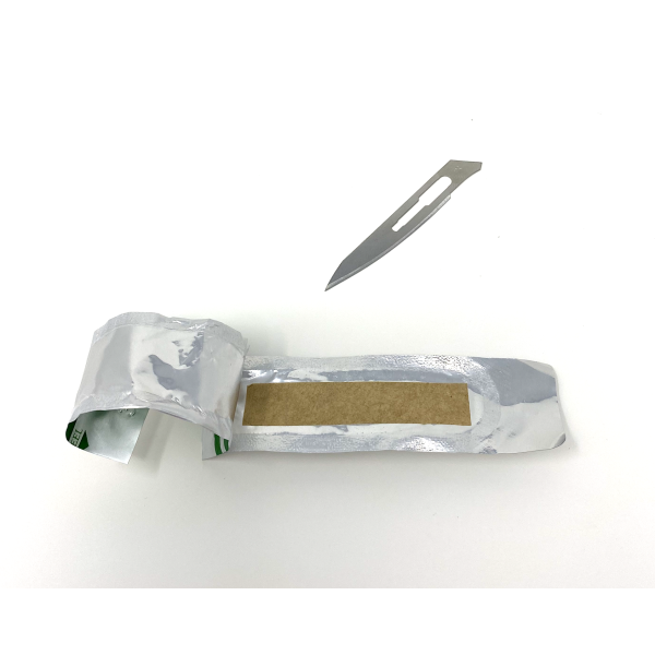 Disposable Surgical Scalpel Blades Sterile High Grade Carbon Steel 2.1% 10xx Individually Foil Wrapped Size 36 Case of 5000
