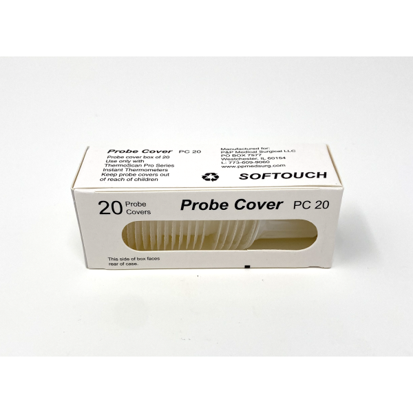 Disposable Probe Covers Lens Filters Made of Closed-Cell Foam Laminated with Sheet of High Density Polyethylene Plastic Film Fit Any BRAUN Ear Thermometer Set of 20
