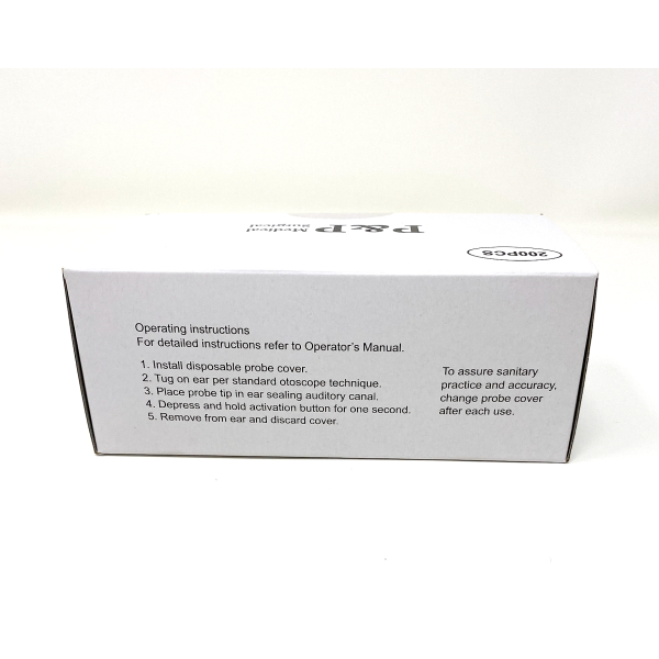 Disposable Probe Covers Lens Filters Made of Closed-Cell Foam Laminated with Sheet of High Density Polyethylene Plastic Film Fit Any BRAUN Ear Thermometer Case of 20 000
