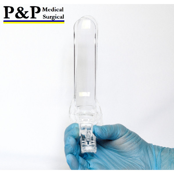 Disposable Vaginal Speculum Light Source Adaptable High Grade Polystyrene Plastic PCS 38% Latex Free Medium Size M Case of 100