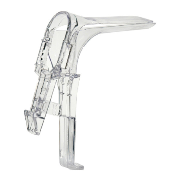 Disposable Vaginal Speculum Light Source Adaptable High Grade Polystyrene Plastic PCS 38% Latex Free Medium Size M Case of 100